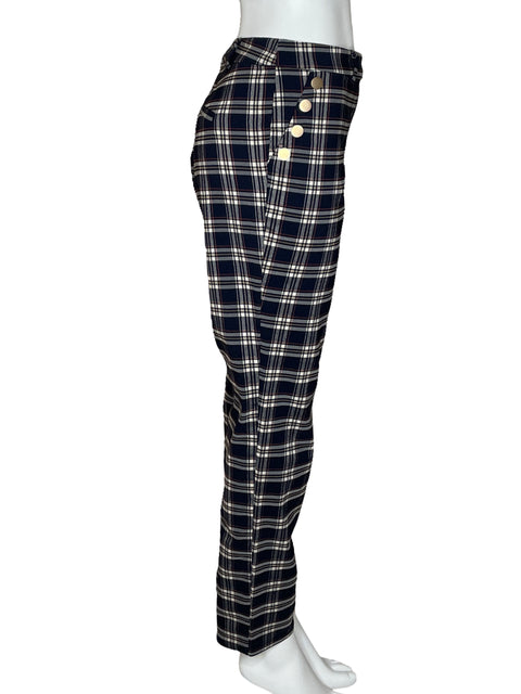 Pantalón Cortefiel Cuadros Azull-Talla 14