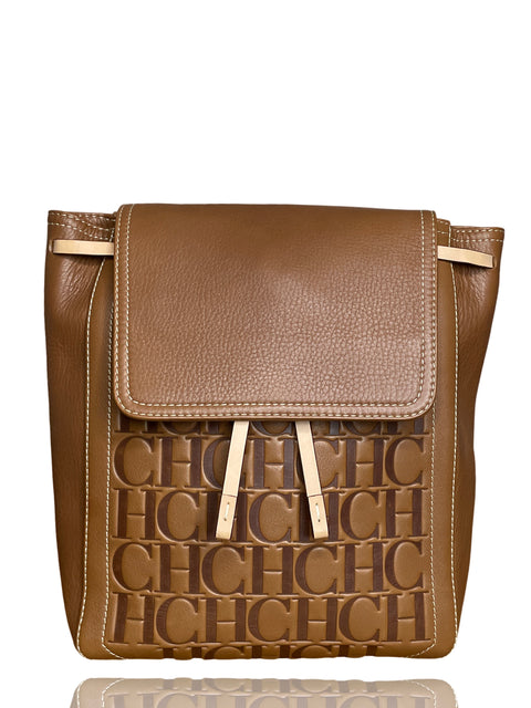 Mochila Carolina Herrera Andy Camel Marrón-Talla U