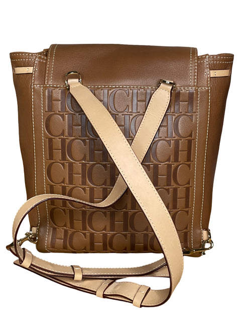 Mochila Carolina Herrera Andy Camel Marrón-Talla U