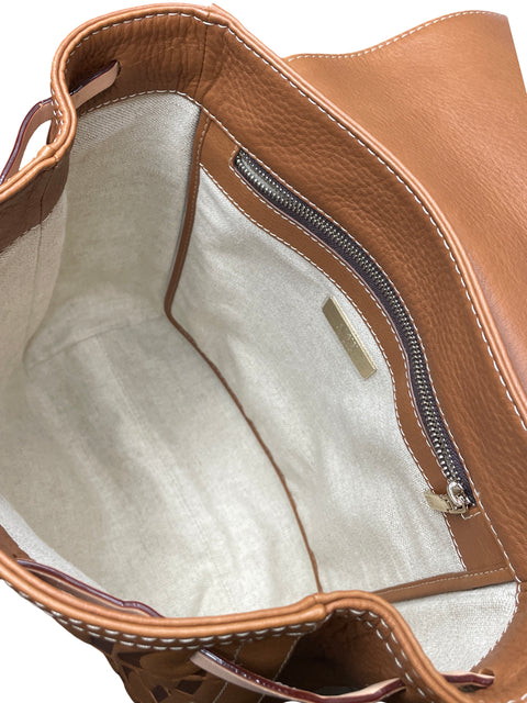 Mochila Carolina Herrera Andy Camel Marrón-Talla U