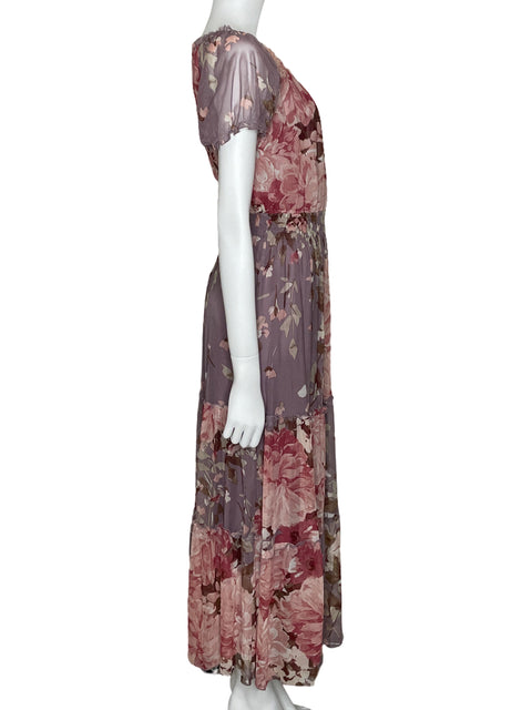 Vestido Kate And Lily Maxi Floral Morado-Talla 8