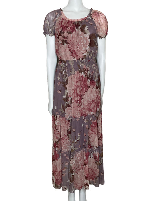Vestido Kate And Lily Maxi Floral Morado-Talla 8