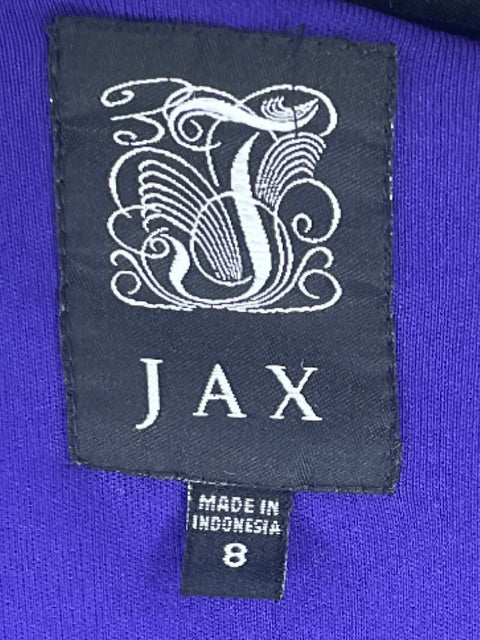 Vestido Jax Midi Flecos Azul-Talla 8