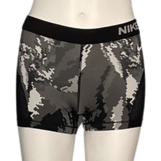 Short Nike Corto Estampado Negro-Talla S