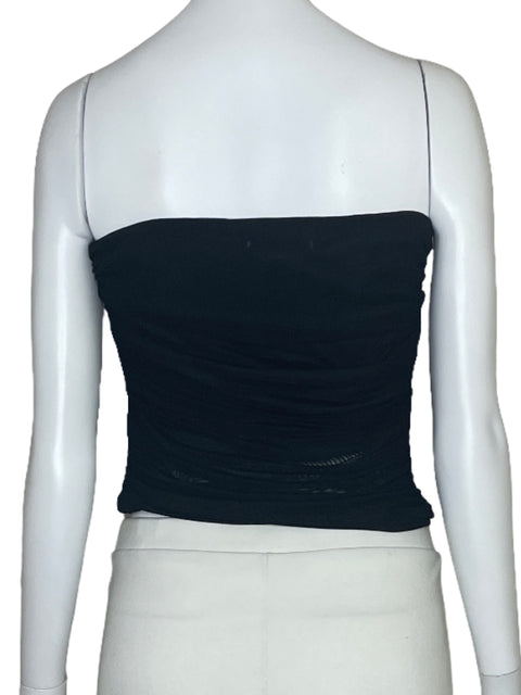 Top Shasa Strapless Tubo Negro-Talla M