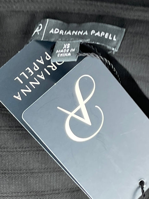 Blusa Adrianna Papell Sin Mangas Negro-Talla XS