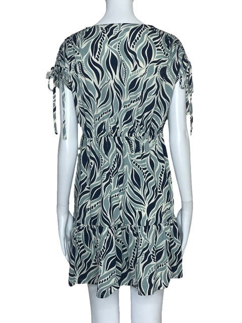 Vestido Sfera Collection Estampado Azul-Talla S