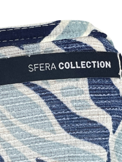 Vestido Sfera Collection Estampado Azul-Talla S