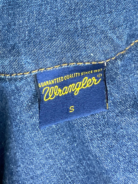 Chaqueta Wrangler Denim Bolsillos Azul-Talla S