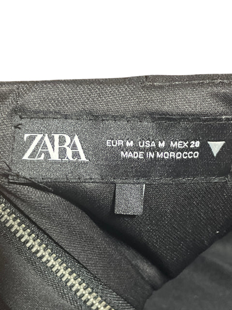 Top Zara Corset Tiras Negro-Talla M