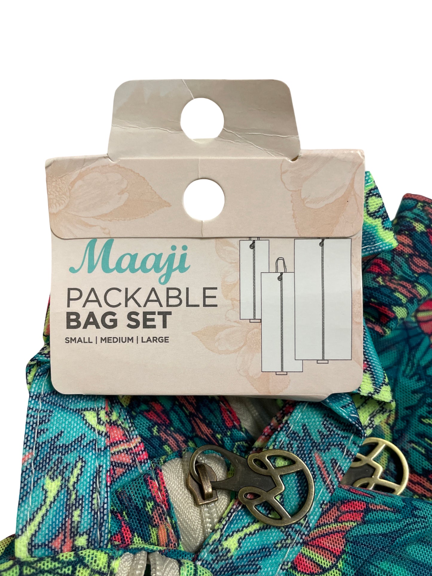 Set Maaji Bolsos Viaje Malla Verde-Talla U