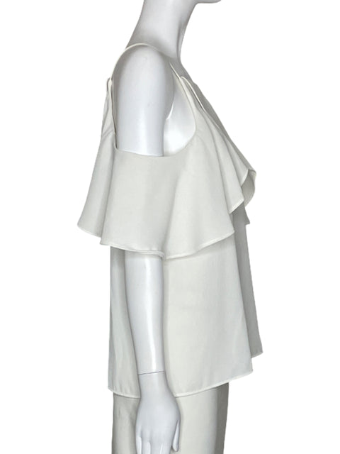 Blusa Studio F Tiras Vuelo Blanco-Talla XS