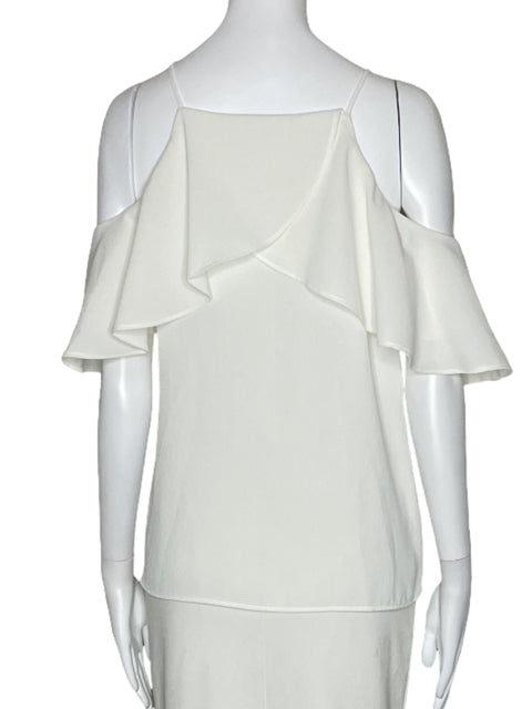 Blusa Studio F Tiras Vuelo Blanco-Talla XS