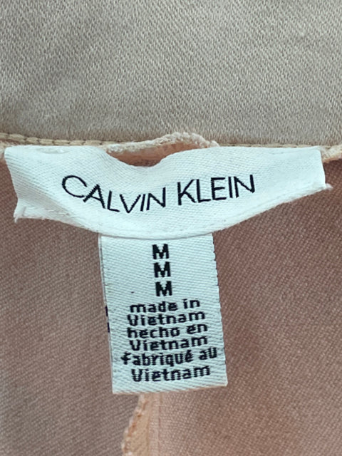 Pantalón Calvin Klein Abertura Baja Rosado-Talla M