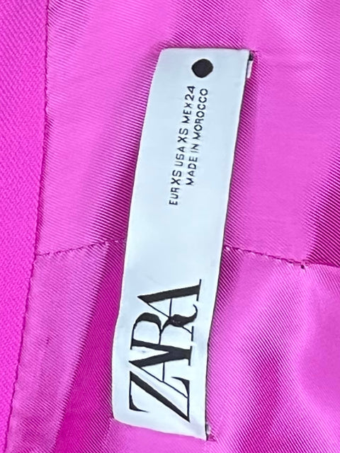 Blazer Zara Capa Rosado-Talla XS