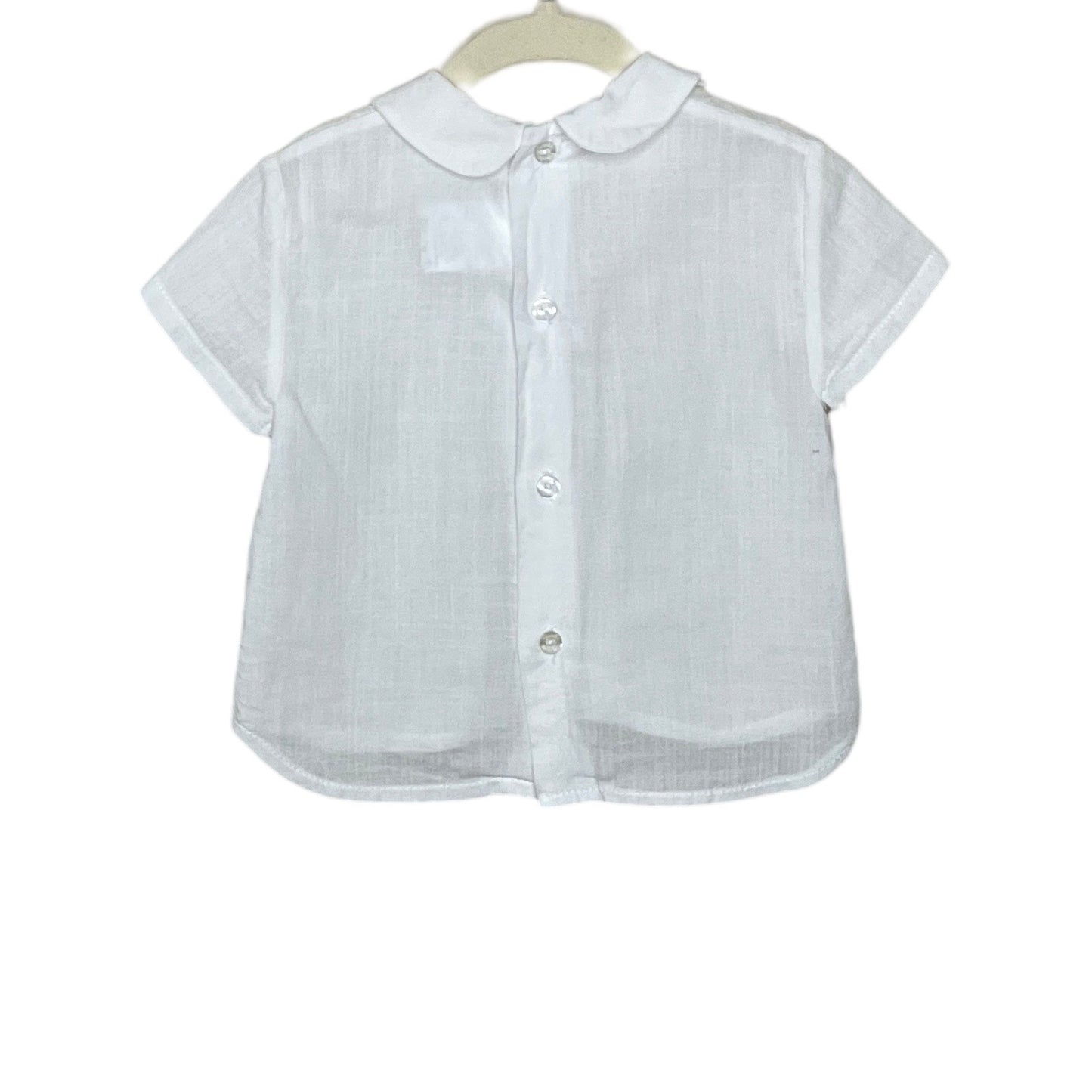 Camisa Yoedu Bordado Blanco -Talla-9