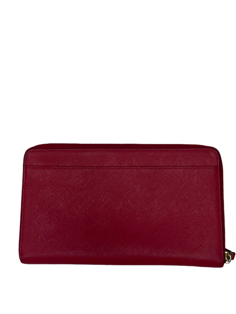 Wallet Kate Spade Saffiano Rojo-Talla M