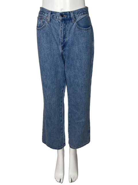 Pantalón Pistola Denim Straight Azul-Talla 29