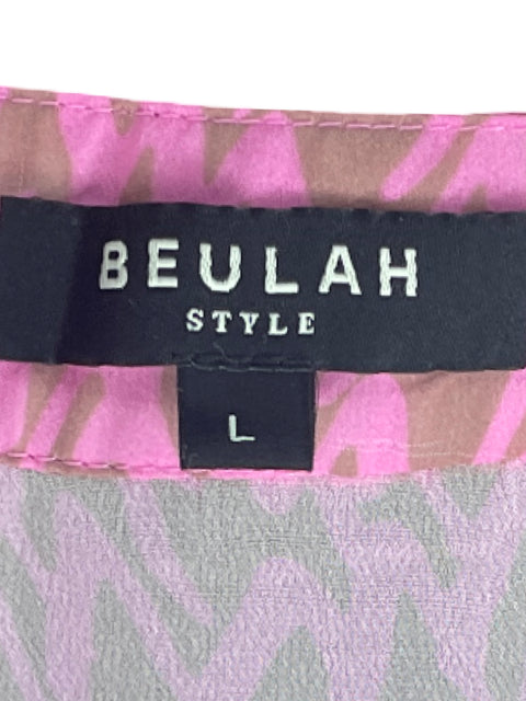 Set Beulah Botones Estampado Rosado-Talla L