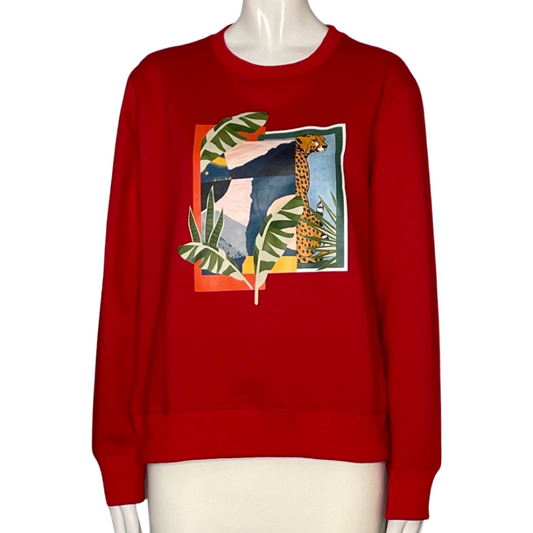 Sweater Catalina Cordoba Puma Print Rojo-Talla M