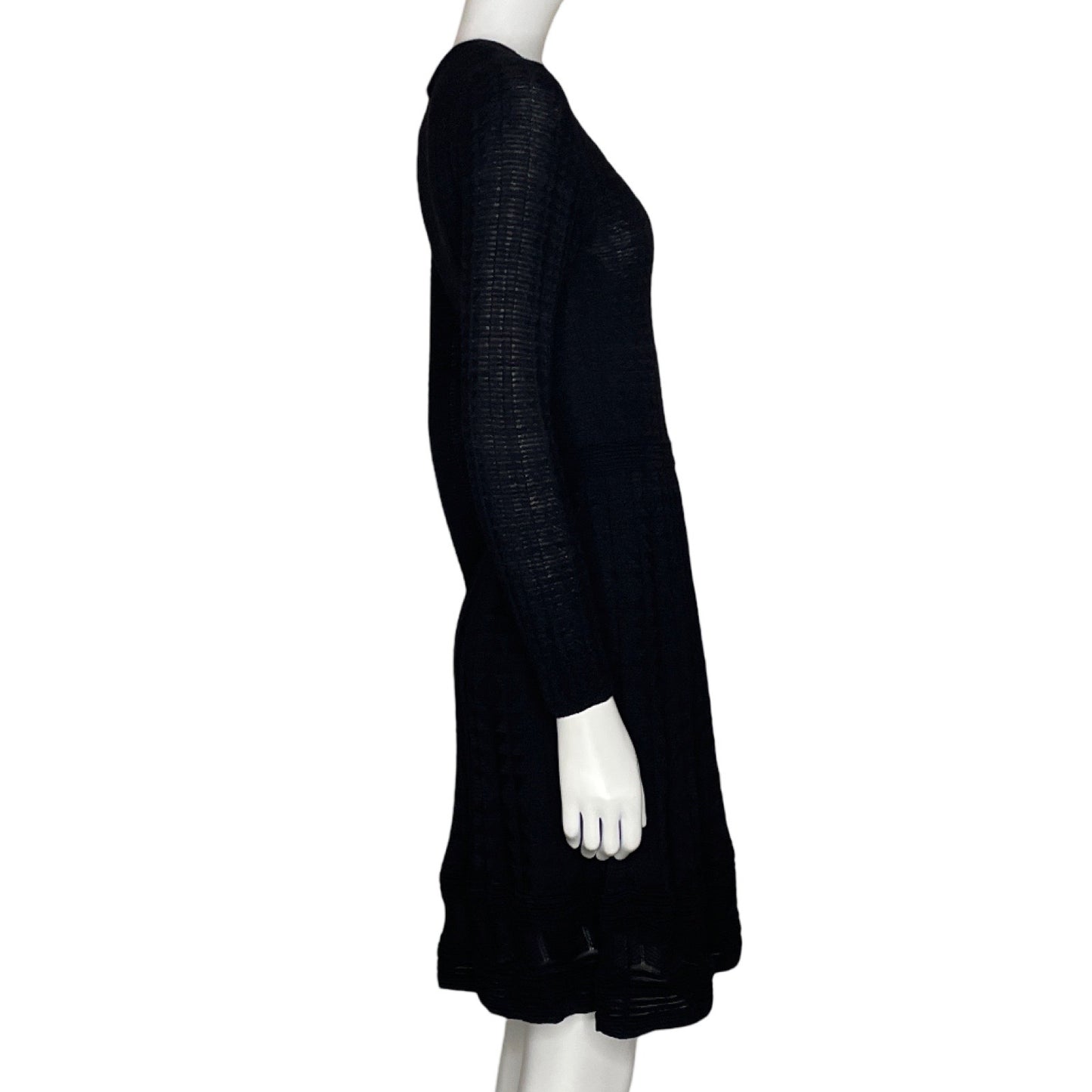 Vestido Missoni Acanalado Negro - Talla 42