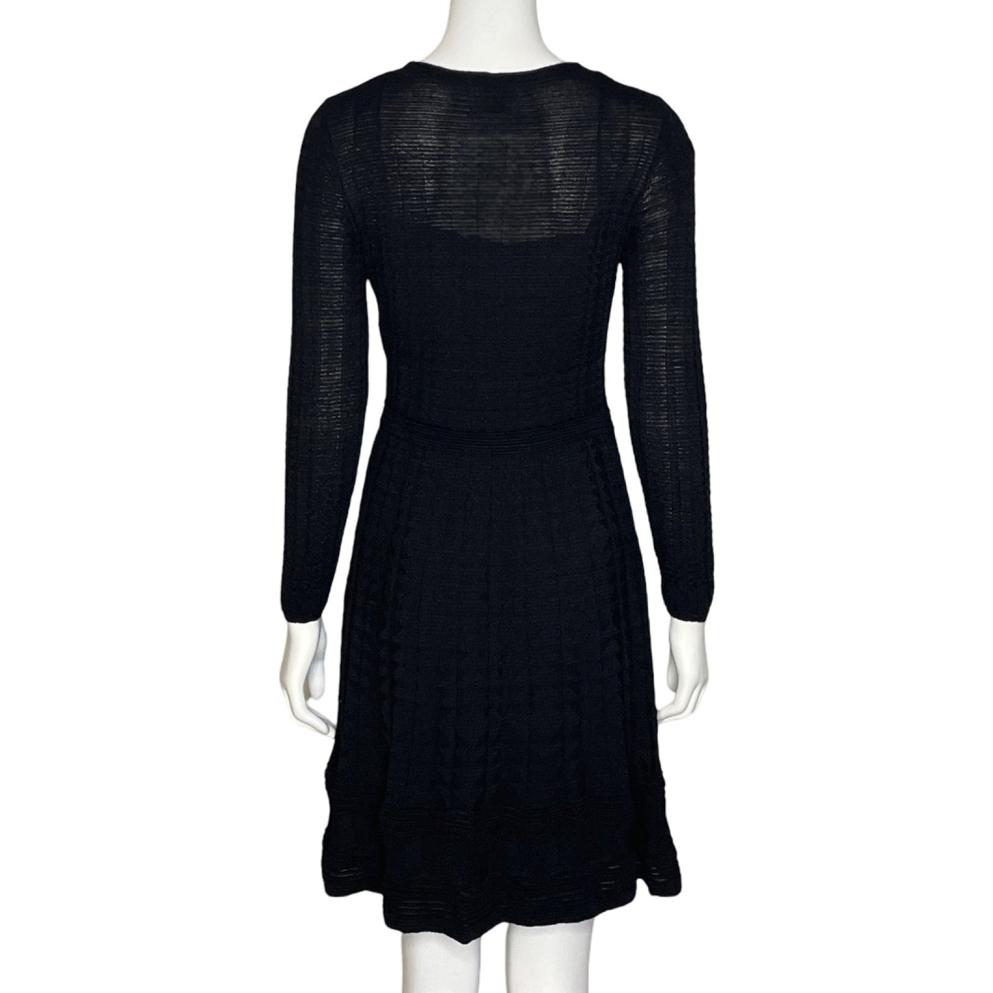 Vestido Missoni Acanalado Negro - Talla 42
