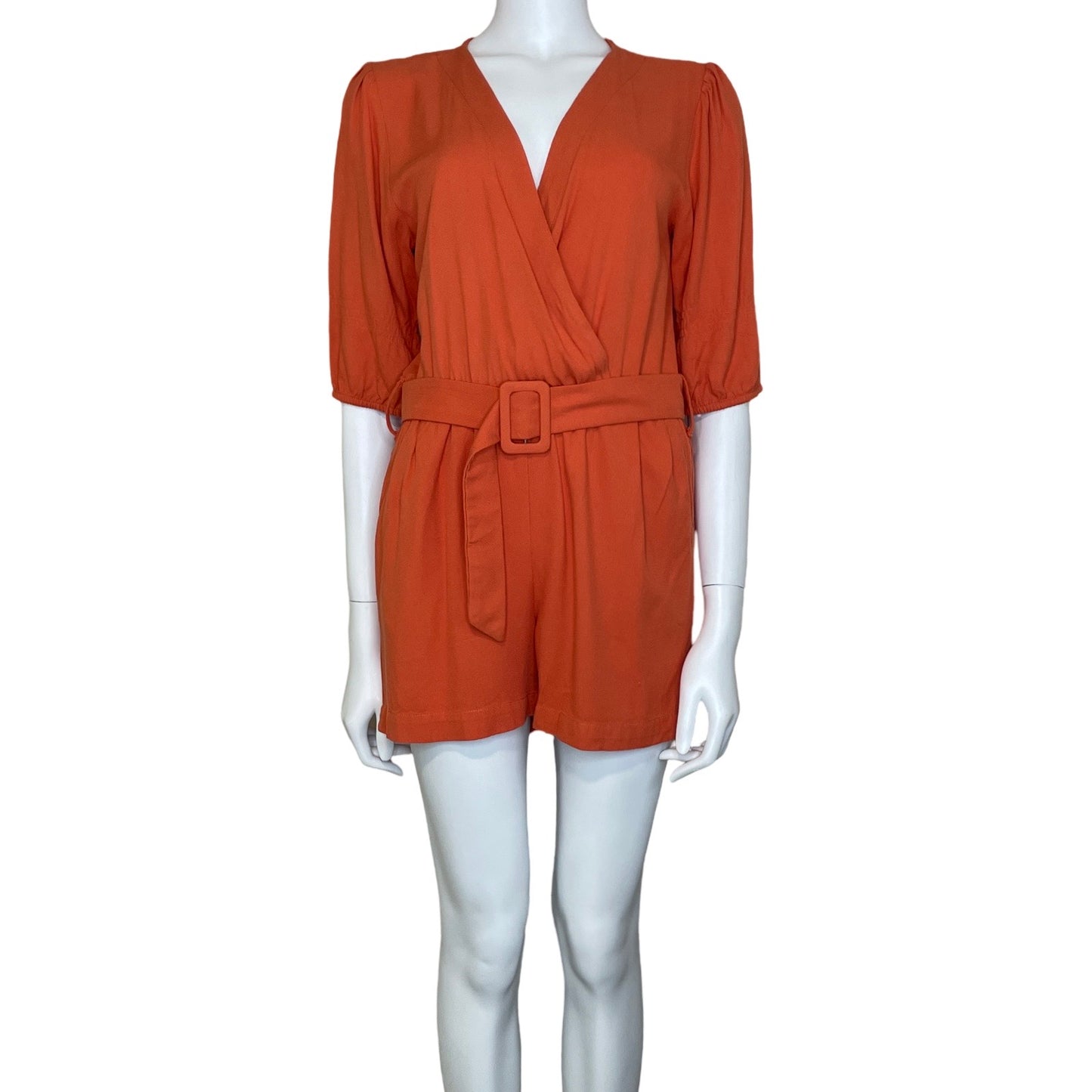 Mono Costume Cuello V Naranja-Talla-M
