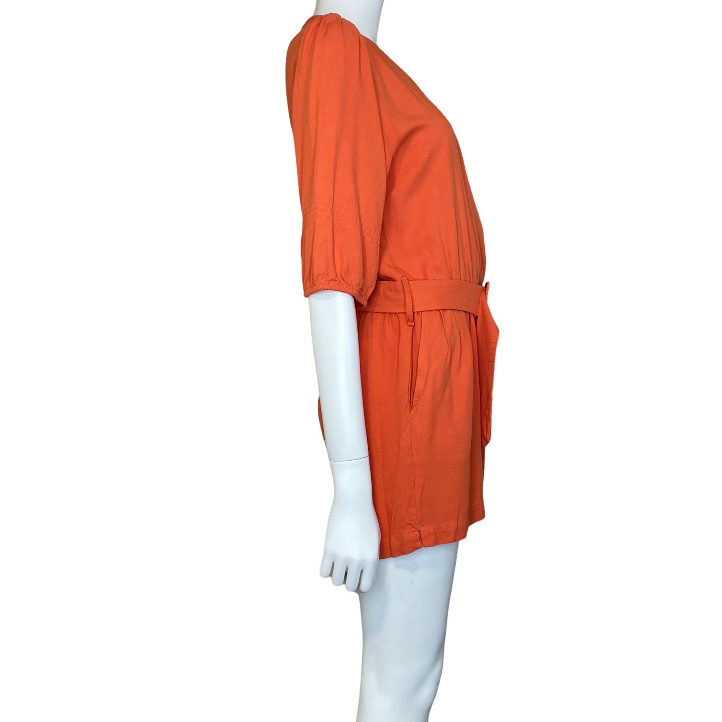 Mono Costume Cuello V Naranja-Talla-M