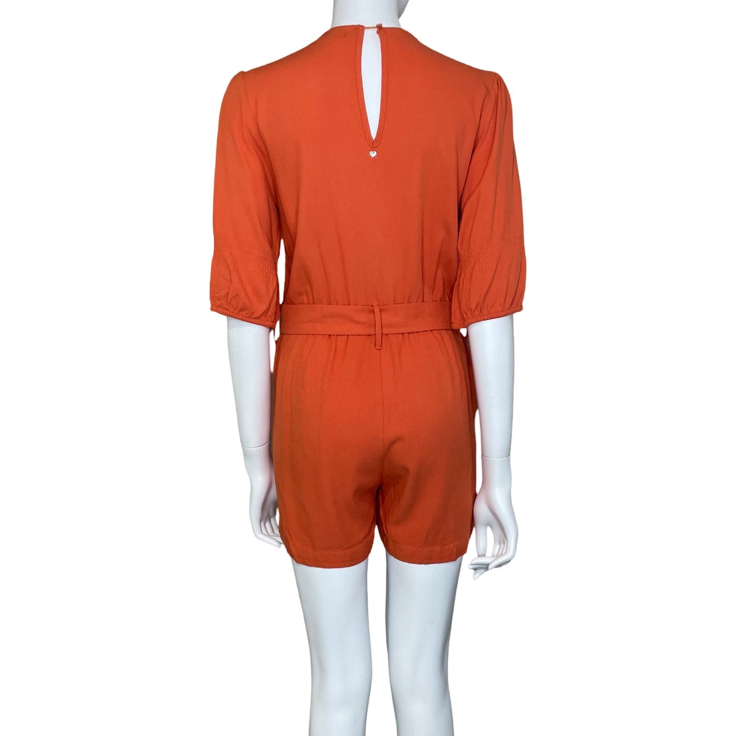 Mono Costume Cuello V Naranja-Talla-M
