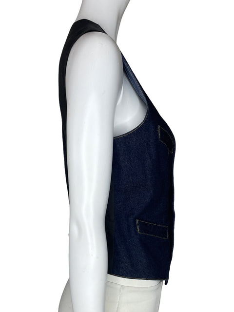 Chaleco Polo Ralph Lauren Denim Botones Azul-Talla M