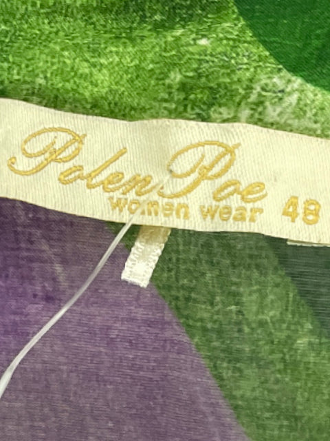 Vestido Polen Poe Estampado Vuelo Verde-Talla 48