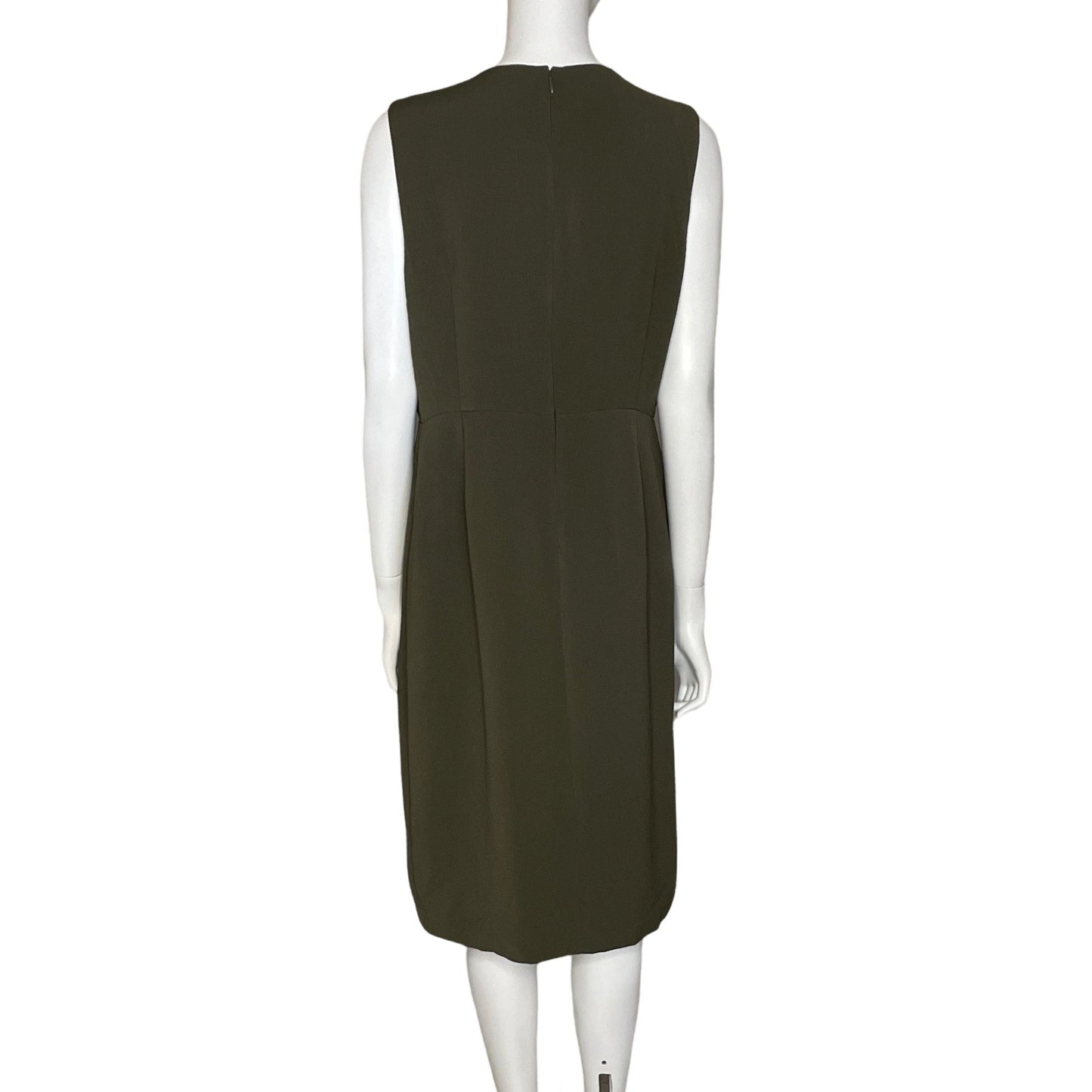 Vestido Ann Taylor Midi Verde-Talla 14