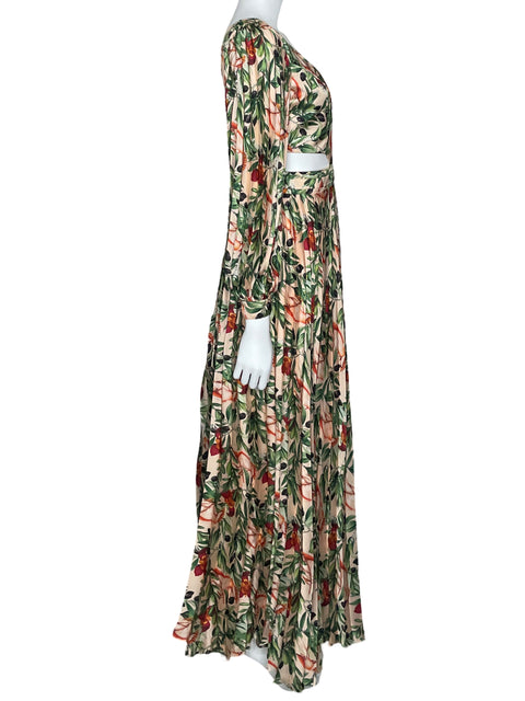 Vestido Arial 12 One Shoulder Plisado Beige-Talla 8