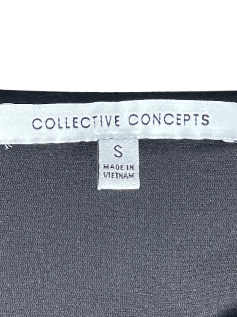 Blusa Collective Concepts Tiras Negro-Talla S