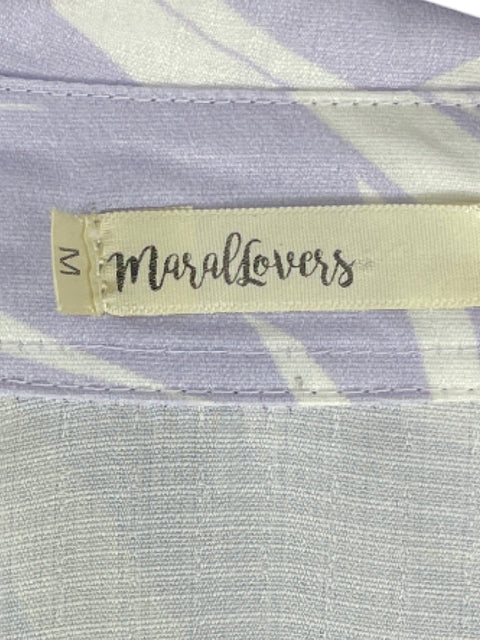Cardigan MaralLovers Estampado Hojas Morado-Talla M