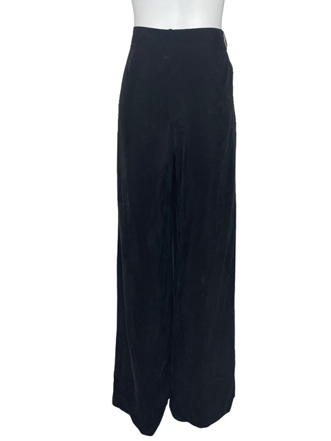Pantalón MNG Recto Fluido Negro-Talla 10