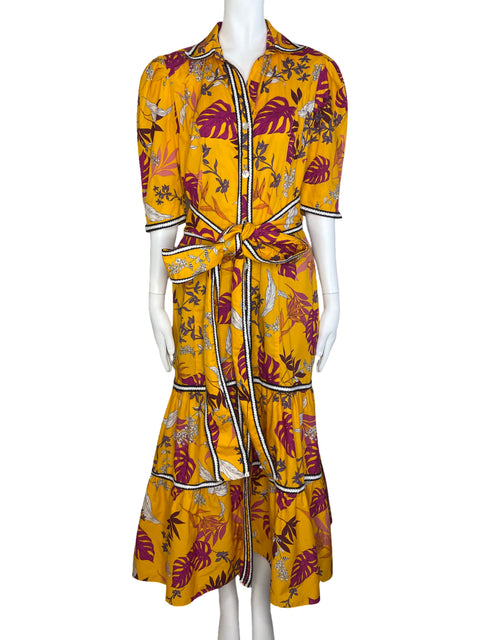 Vestido Clarissa Rosania El Faro Naranja - Talla S