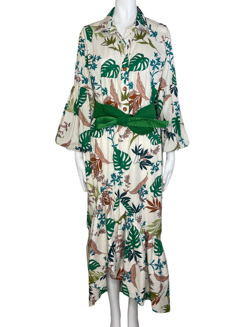 Vestido Clarissa Rosania El Faro Verde - Talla S
