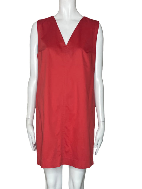 Vestido Bimba Y Lola Midi Sin Mangas Naranja-Talla S