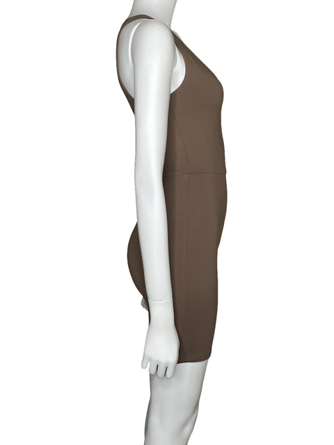 Romper Babaton Escote V Beige-Talla S
