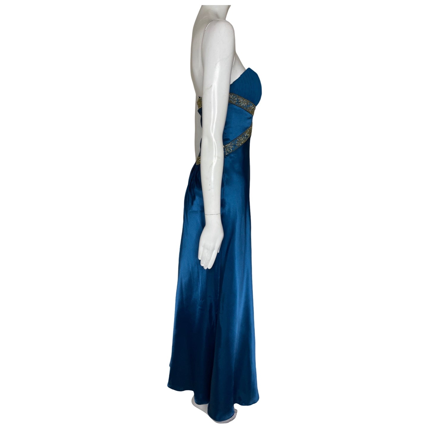 Vestido Dusk Strapple Verde-Talla 6