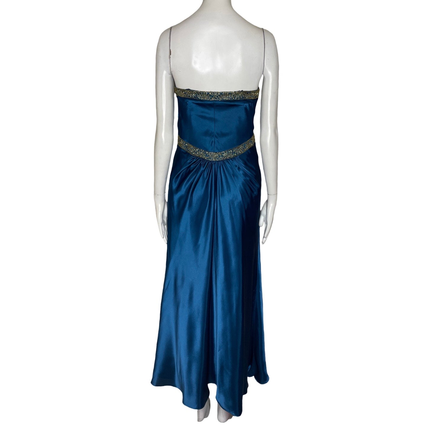 Vestido Dusk Strapple Verde-Talla 6