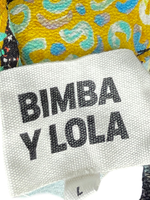 Mono Bimba Y Lola Estampado Cut Out Negro-Talla L