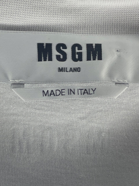 Vestido MSGM Milano Camison Lazo Blanco-Talla L