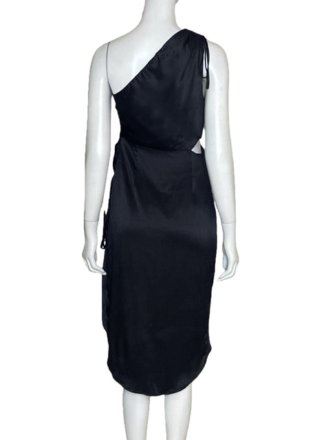 Vestido BCBG One Shoulder Mini-Talla 0
