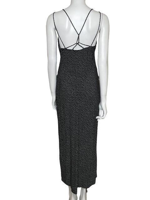Vestido Zara Puntos Tirantes Negro-Talla S