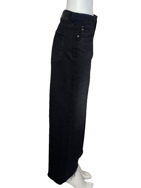 Pantalón Adriano Goldschmied Wide Leg Negro - Talla 12