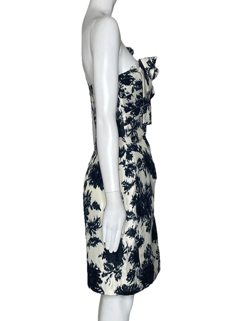Vestido Rabbit One Shoulder Estampado Blanco-Talla 6