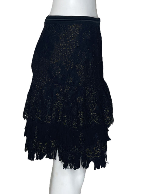 Falda Tesoro TPS Encaja Capa Metalizada Negro-Talla 4