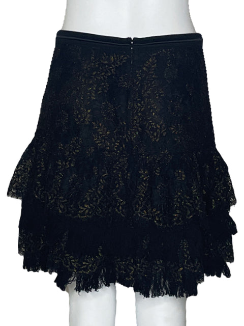 Falda Tesoro TPS Encaja Capa Metalizada Negro-Talla 4